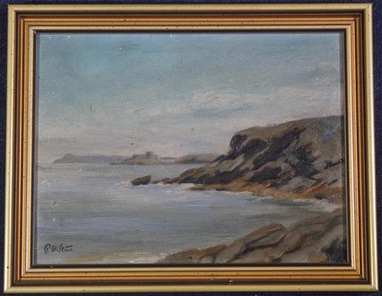 Philip Wilson Steer (1860-1942) Coastal scenes at Worthing and Dinard, largest 8.5 x 11.5in.